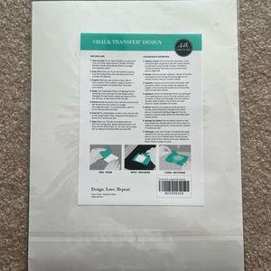 8 Chalk Couture Adhesive Stencils